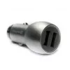 Evelatus Universal Car Charger ECC01 2USB Port 3.1A su Nerūdijančio Plieno Gelbėjimo Įrankiu Sidabrinis