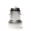 Evelatus Universal Car Charger ECC01 2USB Port 3.1A su Nerūdijančio Plieno Gelbėjimo Įrankiu Sidabrinis