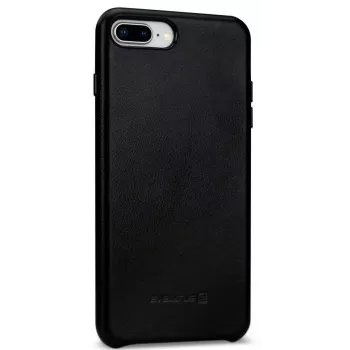 Evelatus Apple Leather Case Prestige, skirta Apple iPhone 7 / 8 Plus, juoda