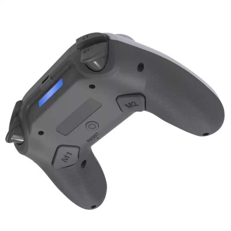 „GameBox P5“ belaidis analoginis valdiklis, skirtas PS5 – PlayStation 5 dviguba vibracija, mikrofonas, jutiklinis paviršius, baltas