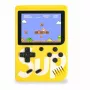 GameBox R1 8-bit Portable Retro Game Console with 400 Games 3 inch LCD with TV RCA Cable Yellow