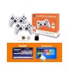 “GameBox HY00 64bit Retro 20K Game 4K HDMI Stick Console / Android Box su 2 belaidžiais valdikliais Baltas”