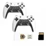 GameBox HY01 64-bit Retro 20K Game 4K HDMI Stick Console / Android Box su 2 belaidžiais valdikliais balta