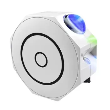 Elight OC1 Octagon Laser Galaxy Star Projector with Sound / Bluetooth App Control & Remote White