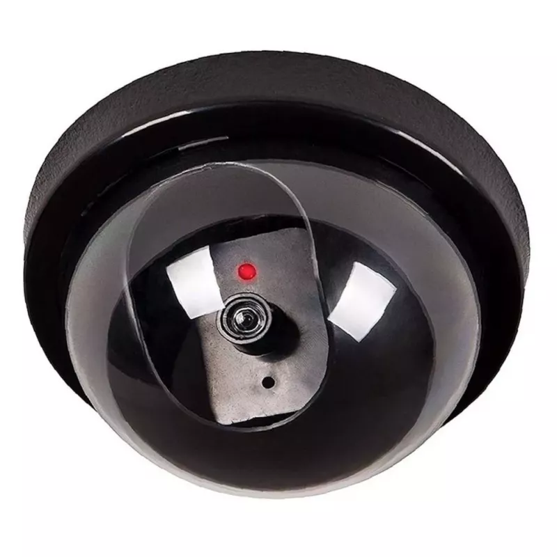 iWear SC1 Dummy Security Camera Outdoor Fake CCTV su Mirksinčia Raudona Šviesa 2x AA Baterija