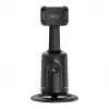 iWear P01 automatinis veido sekimo selfie stovas su trikoju ir išmaniojo telefono laikikliu, juodas