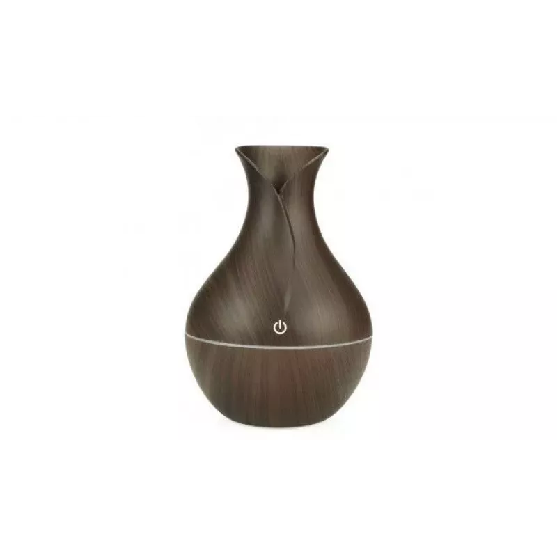 IVY D2 3-in-1 Aroma Diffuser - Humidifier - 1,5W Night Atmosphere USB Lamp 11cm / 300ml Dark Wood