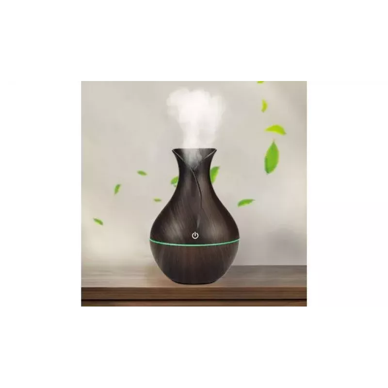 IVY D2 3-in-1 Aroma Diffuser - Humidifier - 1,5W Night Atmosphere USB Lamp 11cm / 300ml Dark Wood