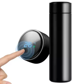 IVY Steel Smart Thermo Vacuum Cup 350ml for Cold & Hot Drinks with Display Temperature