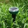 iLike Gardenera Saulės energija varomas ultragarsinis kurmių ir graužikų atbaidiklis 22,5x6,3 cm, 2 vnt. rinkinys sodui ir vejai