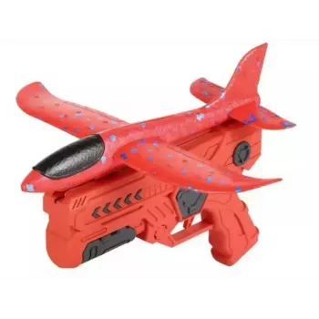 Kiddyz Styrofoam Airplane Gun Launcher su sklandytuvu – patvarus ir lengvas žaislas