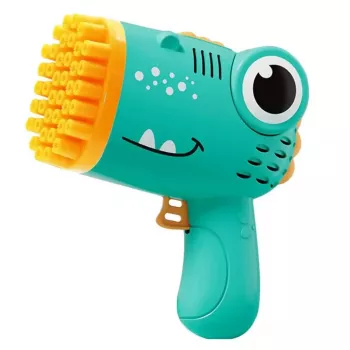 Kiddyz Bubble Gun 40 Hole Soap Bubble Gun with Bottle Holder