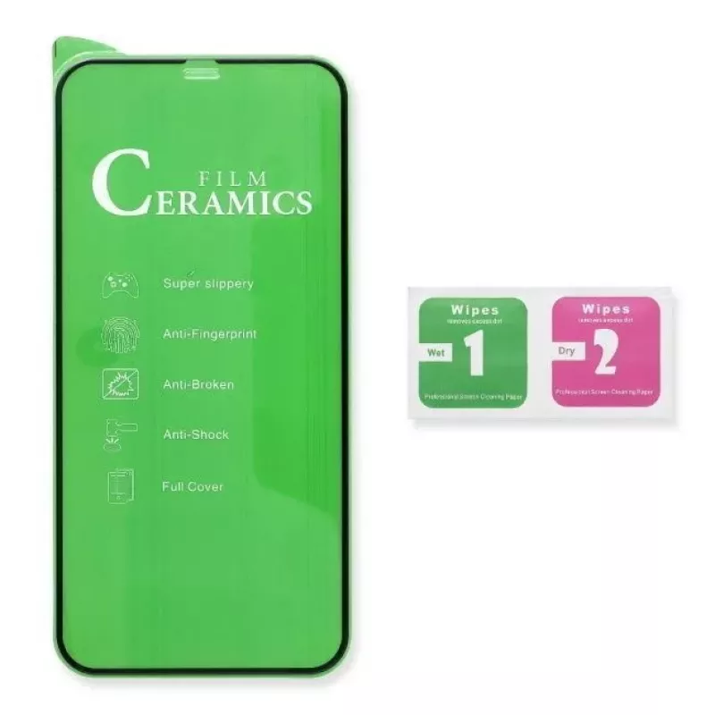 TakeMe HARD Ceramic Full Surface Screen Protector Glass, skirta Huawei P40 Lite / P40 Lite E