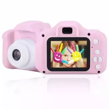 CP X2 Kids HD 1080p skaitmeninis fotoaparatas ir vaizdo kamera su MicroSD kortelės lizdu ir 2 colių spalvotu LCD ekranu