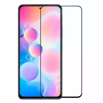TAKEME Hard Ceramic Full Surface Screen Protector, skirta Xiaomi Mi 11i / Poco F3 / Redmi K40 - 9H kietumas, skaidri blizgi, 0.3mm