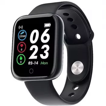 iLike M7 Smart & Fit Watch su 1,3 colio IPS jutikliniu ekranu, širdies ritmo ir kraujospūdžio matavimu, Social Black