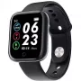 iLike M7 Smart & Fit Watch su 1,3 colio IPS jutikliniu ekranu, širdies ritmo ir kraujospūdžio matavimu, Social Black