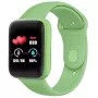 iWear M7 Smart & Fit Watch su pilnu liečiamu 1,3 colio IPS ekranu, medijos valdymu, širdies ritmu, kraujospūdžiu, social green