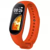 iWear SM7 išmanioji apyrankė 0,96 inch TFT kūno rengybos sekiklis IP67 su širdies ritmo ir kraujospūdžio matuokliu, miego stebėjimu, socialinių tinklų pranešimais, raudona