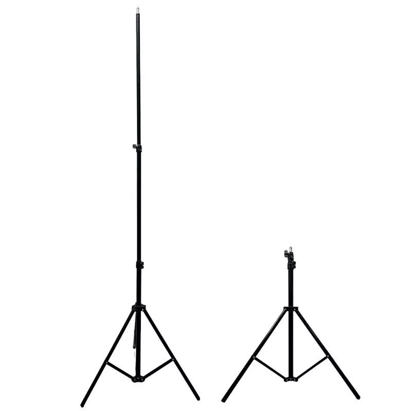 Elight 16M Premium Stable Metal Tripod Stand 1.6m max 1/4 screw LED Ring / Camera fix Black