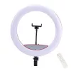 Elight SR14 36cm LED Ring Light su Smartphone Holder + 220V Adapter + Bluetooth Remote Black