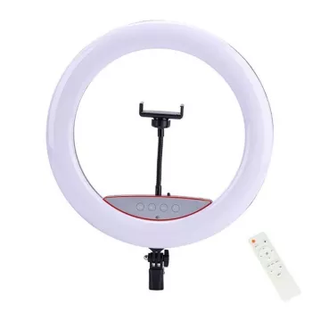Elight SR14 36cm LED Ring Light su Smartphone Holder + 220V Adapter + Bluetooth Remote Black
