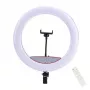 Elight SR14 36cm LED Ring Light su Smartphone Holder + 220V Adapter + Bluetooth Remote Black