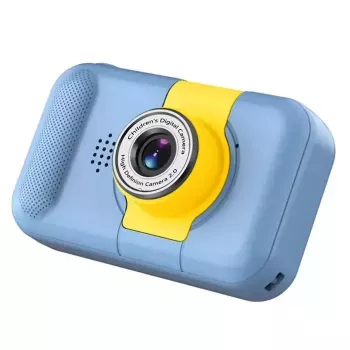 CP FL1 Vaikų HD 1080p Sukamojo Objektyvo Foto ir Video Kamera su MicroSD kortelių lizdu 2 colių spalvotu LCD ekranu