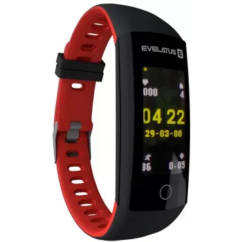 Evelatus Fitness Tracker EFT02 Juoda Raudona