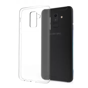 Evelatus Samsung Galaxy A6 Plus 2018 skaidrus silikoninis dėklas 1,5mm TPU permatomas