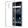 Evelatus Nokia 6.1 2018 skaidrus silikoninis dėklas 1,5 mm TPU permatomas