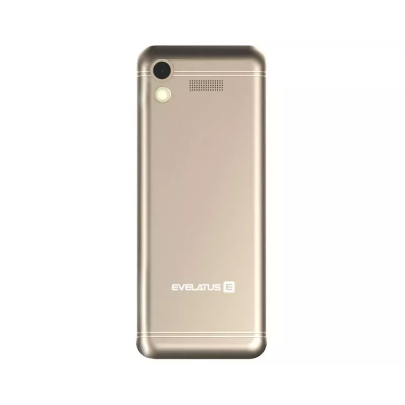 Evelatus Tron GLD dviejų SIM kortelių telefonas, auksinės spalvos