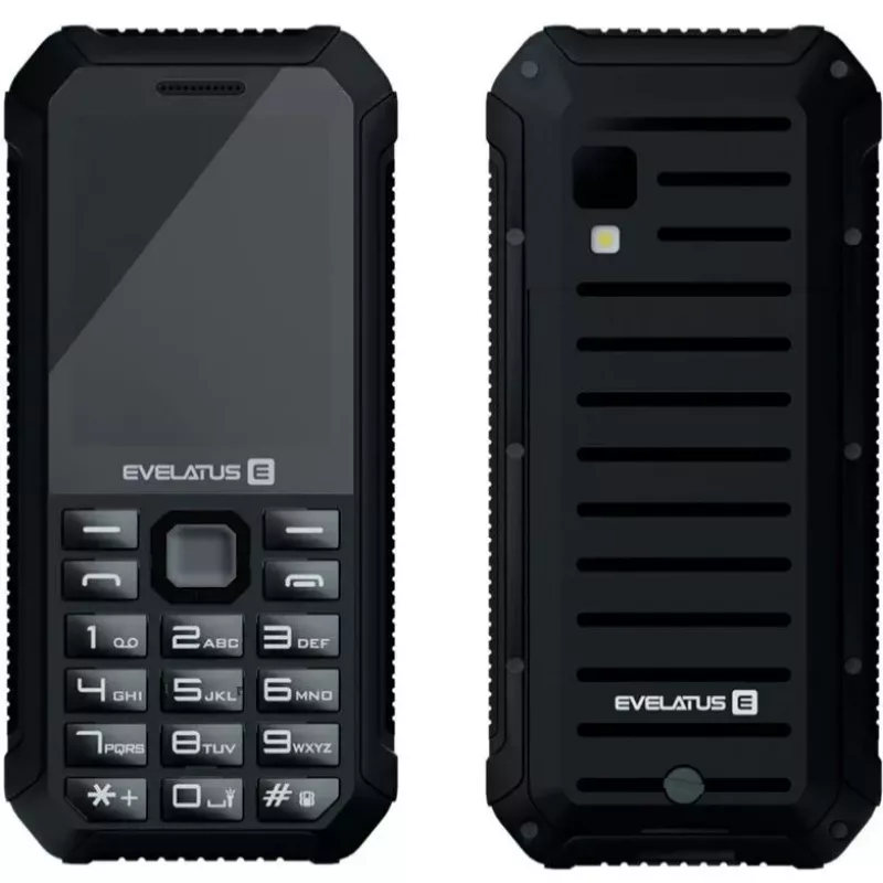 Evelatus Samson DS Black juodas mobilusis telefonas