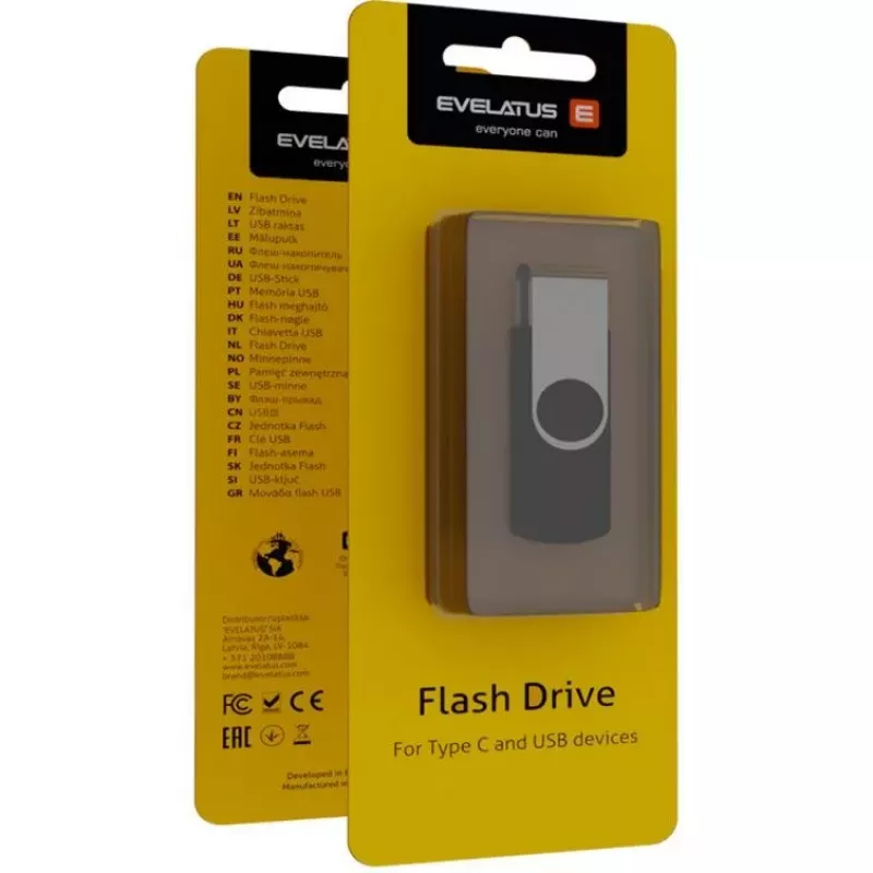 Evelatus USB Flash to Type C EFD02 64GB Juoda