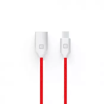 Evelatus Micro-USB kabelis EDC04 raudonas 1m