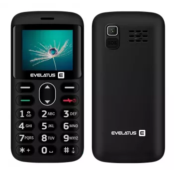 Evelatus ARON 2020 DS (EA02BK) grafitinės juodos spalvos dviejų SIM kortelių telefonas
