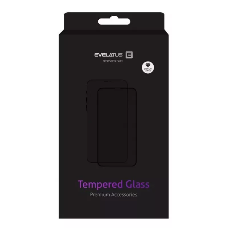 EVELATUS Samsung Galaxy Note 10 2.5D Full Cover Japan Glue Glass Anti-Static Screen Protector