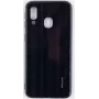 Evelatus Samsung A40 Water Ripple Full Color Electroplating Tempered Glass Screen Protector Black