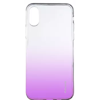 Evelatus Apple iPhone Xs Max Gradient TPU Dėklas Violetinis