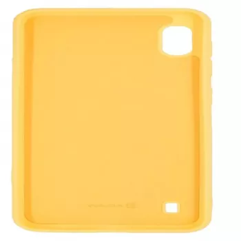 Evelatus Samsung Galaxy A10 Soft Touch Silicone Case with Strap Geltona