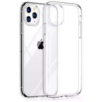 EVELATUS Apple iPhone 11 Pro Clear Silicone Case 1,5mm TPU Transparent