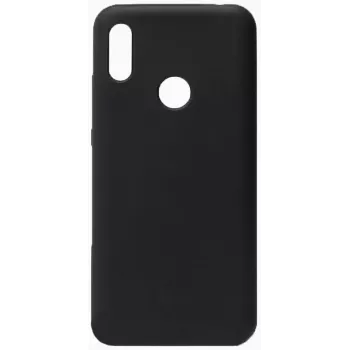 Evelatus Nano Silicone Case, skirta Huawei Y6 2019 – minkšto lietimo TPU, juoda