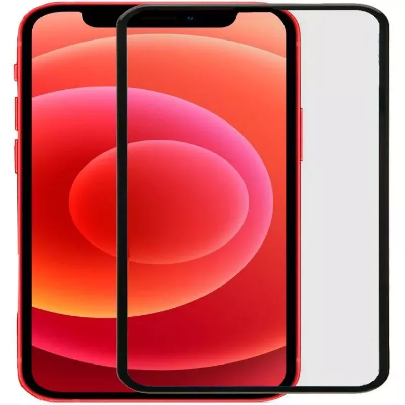 EVELATUS Apple iPhone 12 Pro Max 6,7 colio 2.5D pilno dangtelio stiklas su Japonijos klijais ir antistatine apsauga