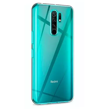 Evelatus Xiaomi Redmi 9 skaidrus silikoninis dėklas 1,5mm TPU permatomas