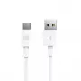 Evelatus duomenų laidas USB-C įrenginiams, TPC07 baltas - USB-A į USB-C, 1,2 m, 15 W įkrovimas, duomenų sinchronizavimas