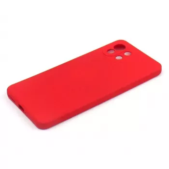 Evelatus Nano Silicone Case Soft Touch TPU, skirta Xiaomi Mi 11 Lite / 11 Lite 5G / 11 Lite 5G NE - Raudona