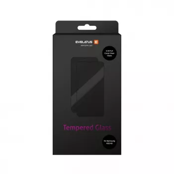 Evelatus Samsung Galaxy A22 4G 2.5D Full Cover Japan Glue Glass Anti-Static Screen Protector