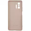 Evelatus Nano Silicone Case Soft Touch TPU, skirta Xiaomi 11T / 11T Pro – smėlio spalvos