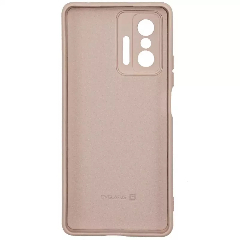 Evelatus Nano Silicone Case Soft Touch TPU, skirta Xiaomi 11T / 11T Pro – smėlio spalvos