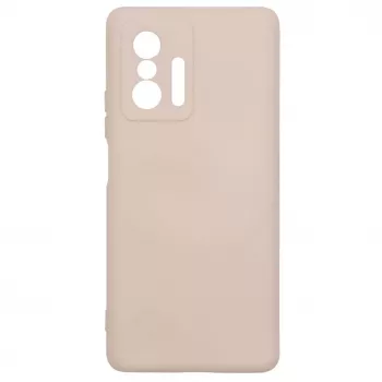 Evelatus Nano Silicone Case Soft Touch TPU, skirta Xiaomi 11T / 11T Pro – smėlio spalvos